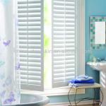 Waterproof Classic white bathroom PVC louver-PVC louver