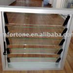 Aluminum frame Glass adjustable louvers-PE45