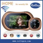 wifi digital door peephole viewer wireless peephole camera-ihome3