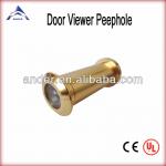 2014 Aluminum Door Viewer Peephole Fireproof Door Scope Door Peephole Viewer Approved by CE&amp;UL-ANL-01