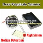Security PIR detection door peephole camera with 2.8 touch lcd and video recorder-ND-1009