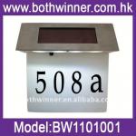 solar power led house numbers DP044-BW 1101001