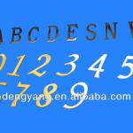 Elegant forging door number plates and letters-