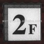 Acrylic floor signs nameplate acrylic door nameplate-YKLMP18
