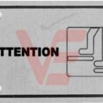 Safety/ Attention Sign Plate-41710