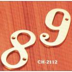 SOLID BRASS HOUSE NUMBER-CH-2112