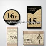 Customized acrylic doorplate-E01111