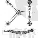 250D1 stainless steel glass fittings&amp;Stainless Steel Spider-160A1