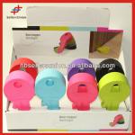 New Design 12Pcs 8.9*17.6CM Different Color Key Shape PDQ Packing Silicone Door Stopper-2010490