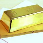 Business Promotion Gift Gold bullion paper weight-SH013