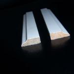 wooden radiata pine white primed door stop-billwenchina