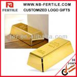319150 Promotion gift Gold bullion door stop-319150