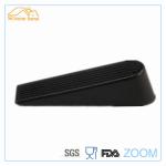 Keep children safe black rubber door wedge-black rubber door wedge