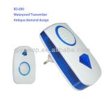 AC Wireless doorbell long remote range, waterproof button, flashing light-RD-899