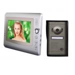 7inch TFT Video Door Phone Handfree CMOS camera 300 thousand pixel intercom unlock monitroing video doorbell-7inch