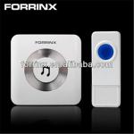 Hot Sale FORRINX AC Plug In 52 Ringtone 300m Wireless Door Bells Moisture-proof Waterproof Rating IP44 Push Button w/ Name Plate-B series