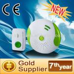 201203 Green water proof and flash light wireless doorbells-JXD-DS129