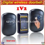 30 ringtones remote control Wireless Doorbell 1 to 2-HZ-A16-b12