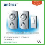 2013 AC apartment wireless mp3 downloadable doorbell-UN-A1x2-C3
