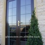 aluminium entrance doors C/W thermal break&amp;double glazed and australian standard-