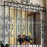 Iron window railing-NC-nw044