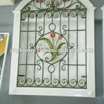 Ornamental simple iron window grill design--New arrival-JHW-199