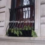 elegant wrought iron window grill-IWG-004