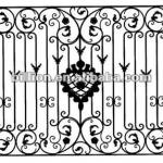 2012 manufacture cast iron safety window for wrought iron window grill design-cast iron safety window