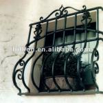 2012 manufacturer iron window grills design of solid bar-iron window fence