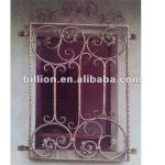 2012 china manufacturer hebei factory galvanized decorative metal window guards-metal window guards