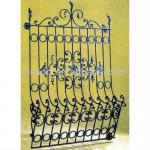 2012 china manufacturer forged iron window art design-forged iron window art