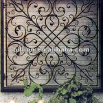 2012 china manufacturer wrought iron window grid painting-wrought iron window grid