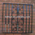 2012 china manufacturer wrought iron window grid painting-wrought iron window grid