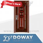 NEW POPULAR Design Hot Selling Single Steel Security Door-DW-S089