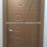 2013 popular design wooden interior mdf pvc room /hotel door with Turkey Upper frame-KM-030