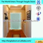 6Panel White entry steel doors-FD