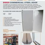 Industrial Wide Steel Access Door Pre-Hung-DS920