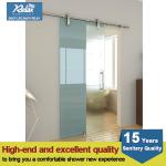 2014 tempered glass doors with stainless steel-sliding glass door