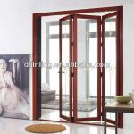 High Quality Aluminum Wood Bifold Door Made In China-KH-60