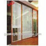 aluminum sliding door with blinds inside designs-MQ-H002