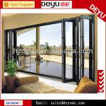 Energy efficient aluminum bi fold door &amp; Energy saving aluminium folding door with thermal break profile-Deyu Series