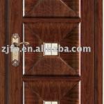 CE certificated Fupai Brand standrad size security steel wooden entrance door-FPC-501