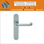 high quality stainless steel door handle on plate-FW-62-102