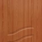 Melamine interior Door Skin new design-JL-801 RED WALNUT