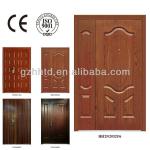 PVC film stainless steel security doors-HH2N2032FA