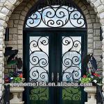 Arch Top Iron Door Model/ Modern Wrought Iron Doors-JHG-367