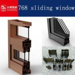 aluminum window and door parts-768 Series Aluminim Sliding Window
