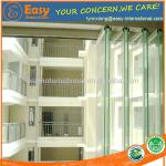 modern stylish high buliding frameless glass window with 8mm tempered glass for homes and offices-ESFW-026