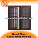 High quality multfuntional aluminum casement window with High quality hardware,EPDM sealing system-6789