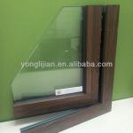 aluminium wood like window-